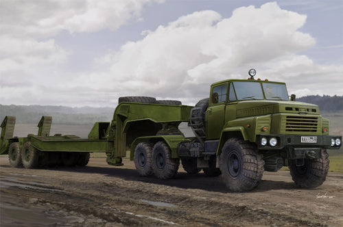 1/35 Russian KrAZ-260B Tractor with MAZ/ChMZAP-5247G Semitrailer - Hobby Sense