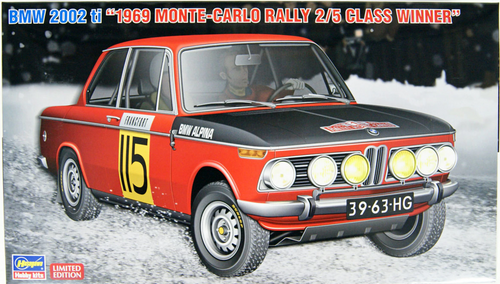 1/24 BMW 2002 ti 1969 Monte-Carlo Rally 2/5 Class Winner - Hobby Sense