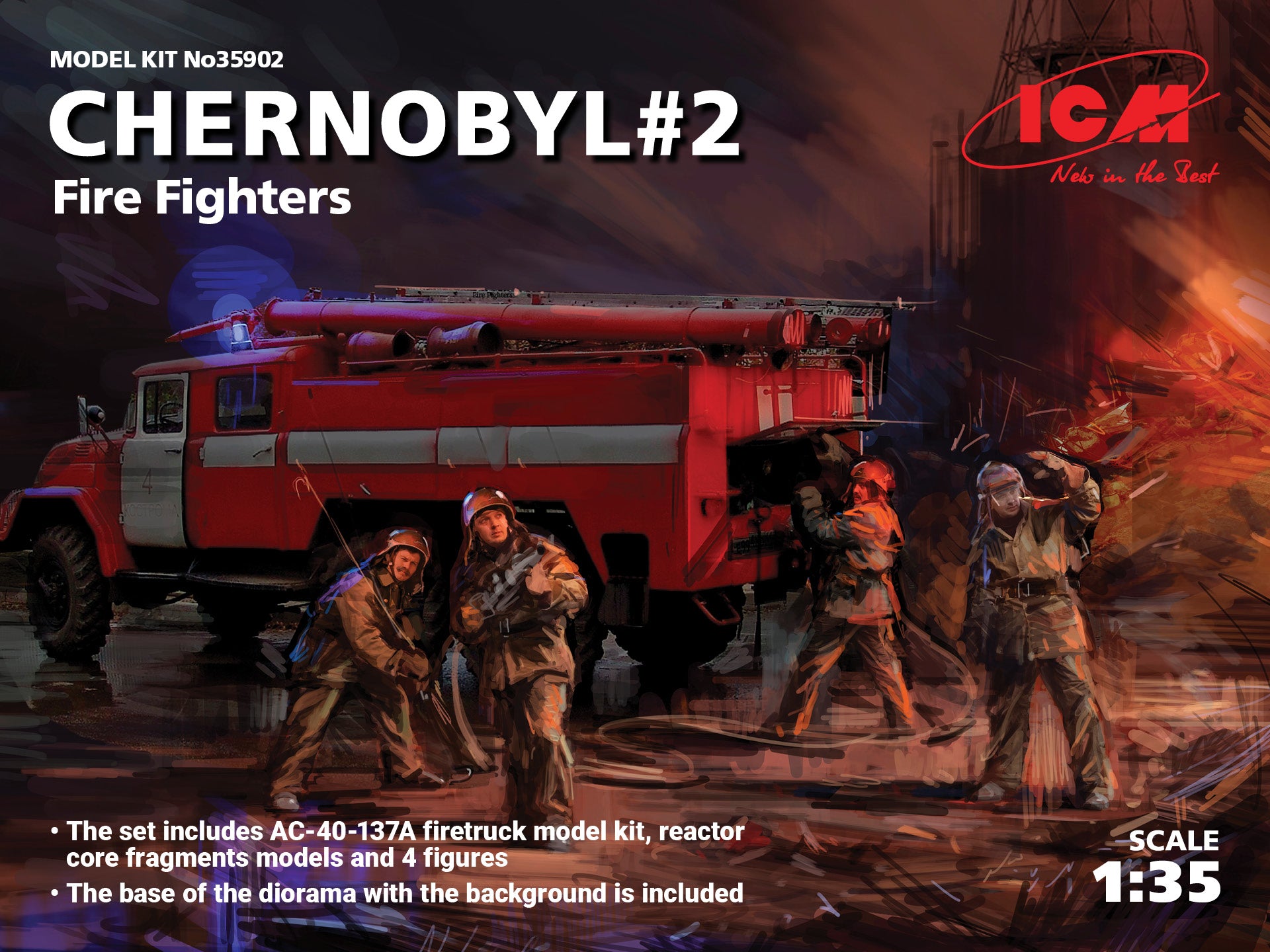 1/35 Chernobyl #2. Fire Fighters - Hobby Sense