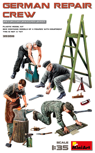1/35 German Repair Crew - Hobby Sense