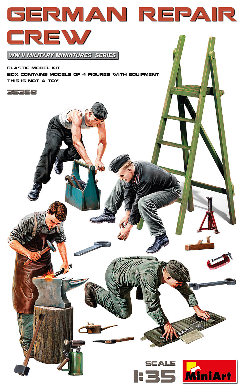 1/35 German Repair Crew - Hobby Sense