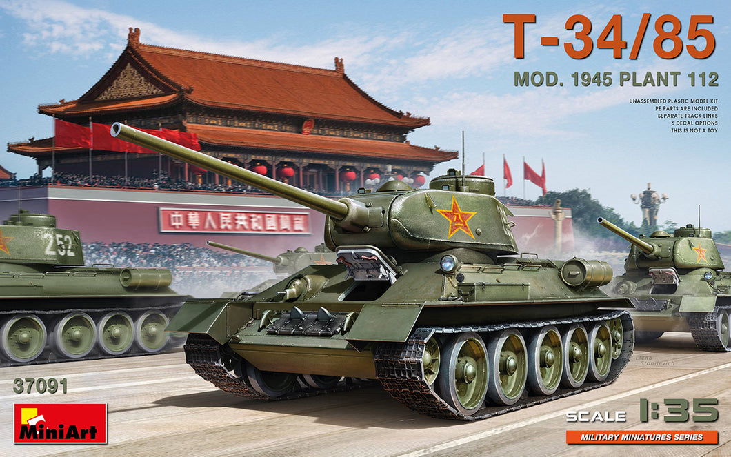 1/35 T34/85 Mod. 1945 Plant 112 - Hobby Sense