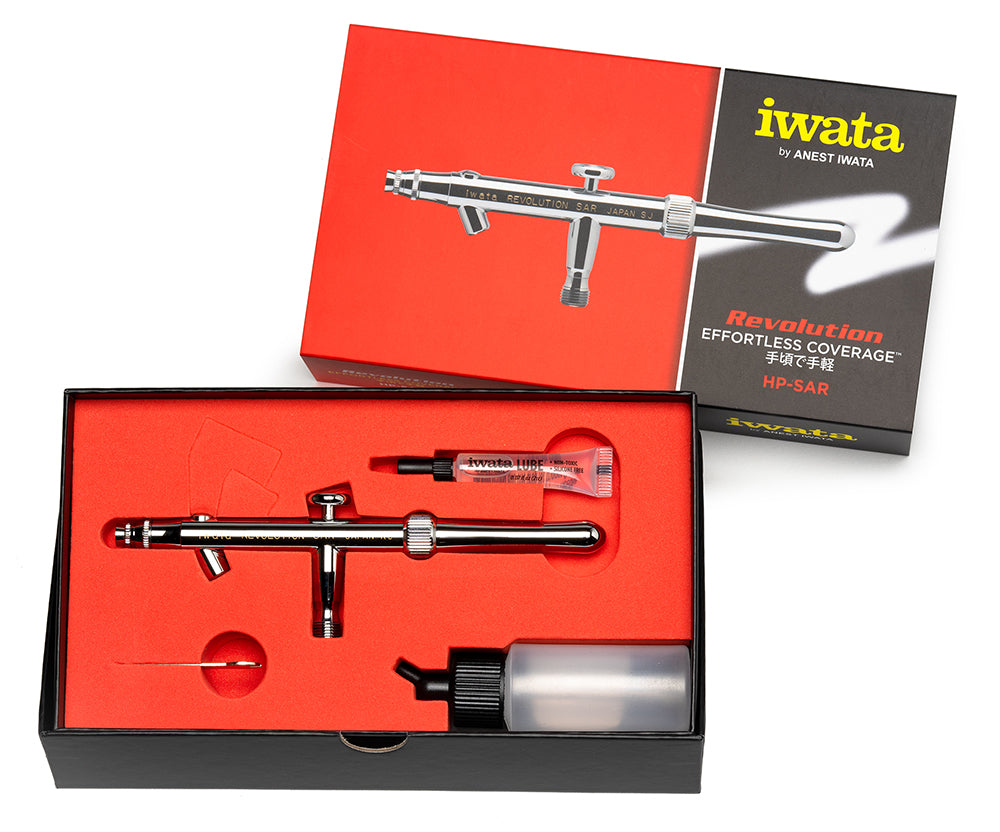 IWATA Revolution HP-SAR Siphon Feed Single Action Airbrush - Hobby Sense