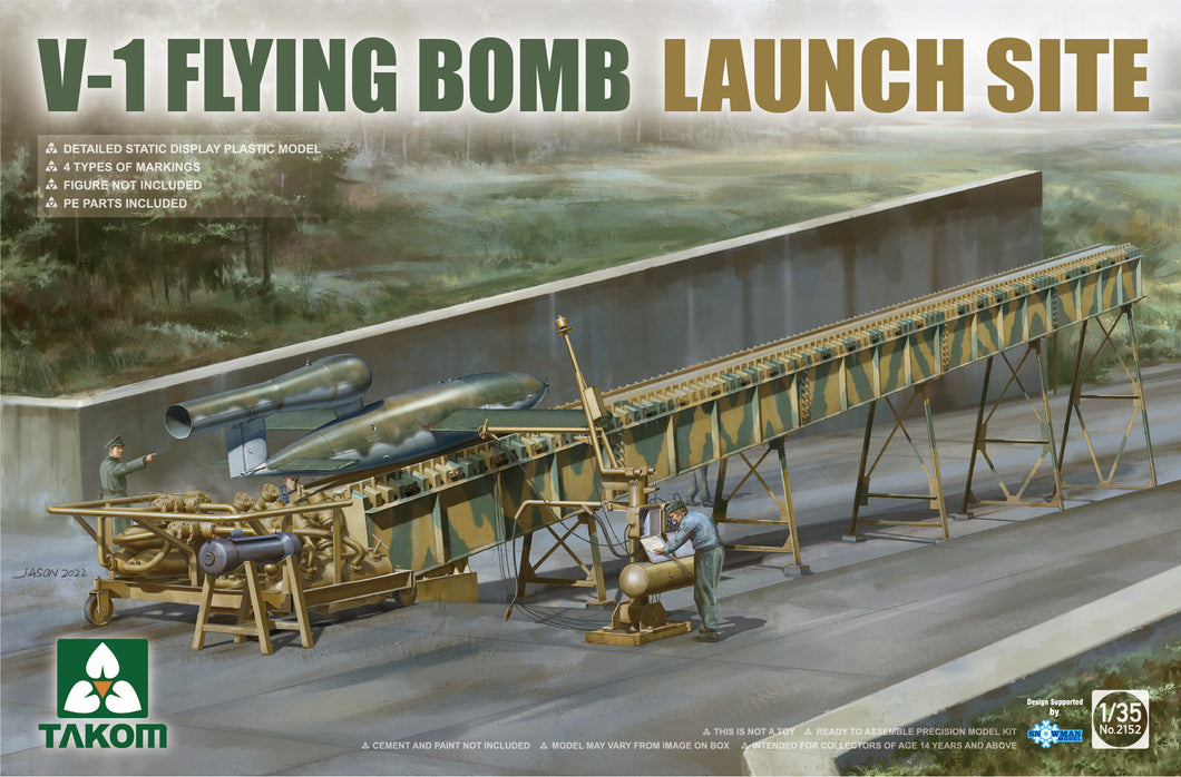 1/35 V1 Flying Bomb Launch Site - Hobby Sense