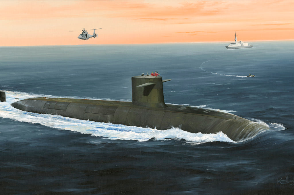 1/350 French Navy Le Triomphant SSBN - Hobby Sense