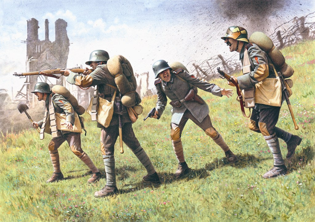 1/35 German Assault Troops 1917-1918 - Hobby Sense