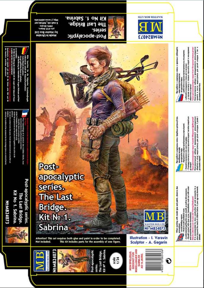 1/24 Post-apocalyptic series. The Last Bridge. Kit No. 1. Sabrina - Hobby Sense