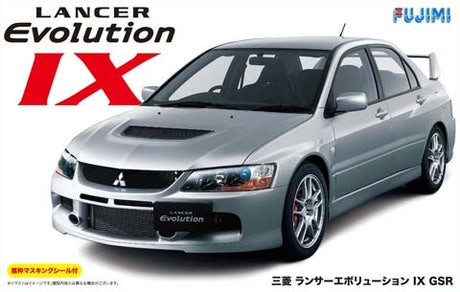 1/24 Mitsubishi Lancer Evolution IX GSR w/ Window Frame Masking - Hobby Sense