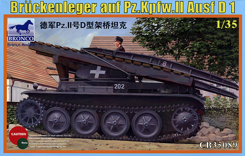 1/35 Bruckenleger auf pz.Kpfw. II ausf D1 German Tank - Hobby Sense