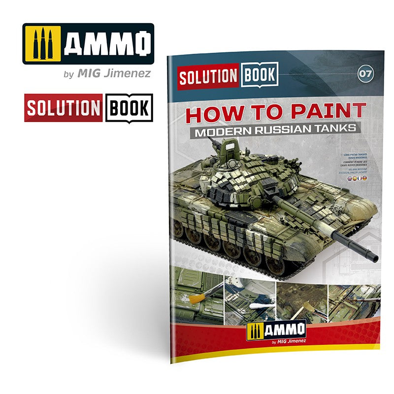 Ammo Mig How To Paint Modern Russian Tanks - Solution Book - Hobby Sense