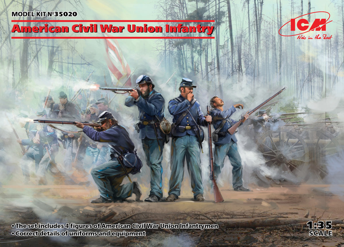 1/35 American Civil War Union Infantry - Hobby Sense