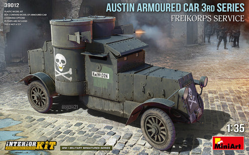 1/35 Austin Armoured Car 3rd Series: Freikorps Service. Interior Kit - Hobby Sense