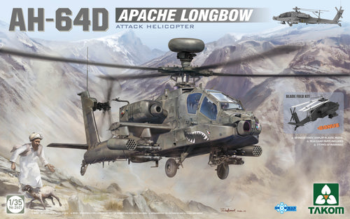 1/35 AH64D Apache Longbow Attack Helicopter - Hobby Sense