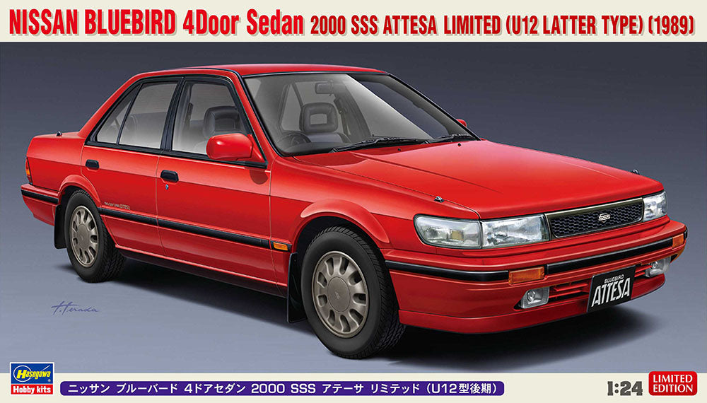 1/24 Nissan Bluebird 4-door Sedan SSS ATTESA Limited (U12 Type) Late Version
