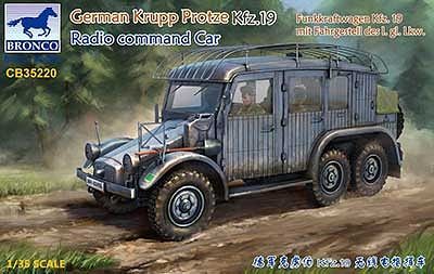 1/35 German Krupp Protze Kfz.19 Radio Command Car - Hobby Sense