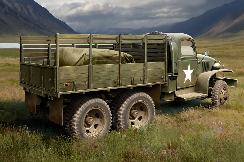 1/35 US GMC CCKW-352 Wood Cargo Truck - Hobby Sense