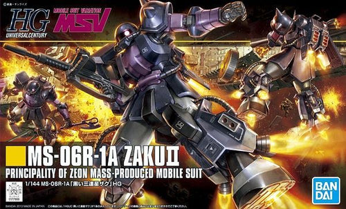 1/144 HGUC Gundam MS-06R-1A Zaku II Black Tristars - Hobby Sense