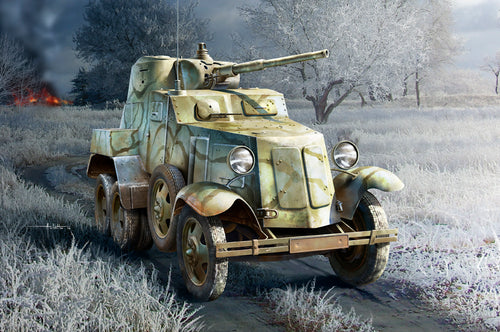 1/35 Soviet BA-10 Armor Car - Hobby Sense