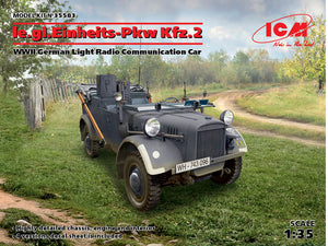 1/35 WWII German Light Radio Communication Car - Hobby Sense