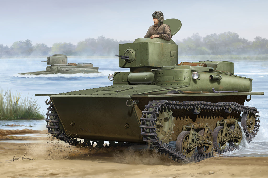 1/35 Soviet T37 Amphibious Light Tank - Early - Hobby Sense