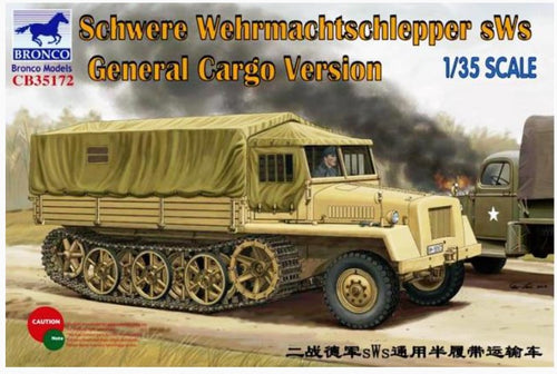 1/35 German sWs General Cargo Version Military Truck - Hobby Sense