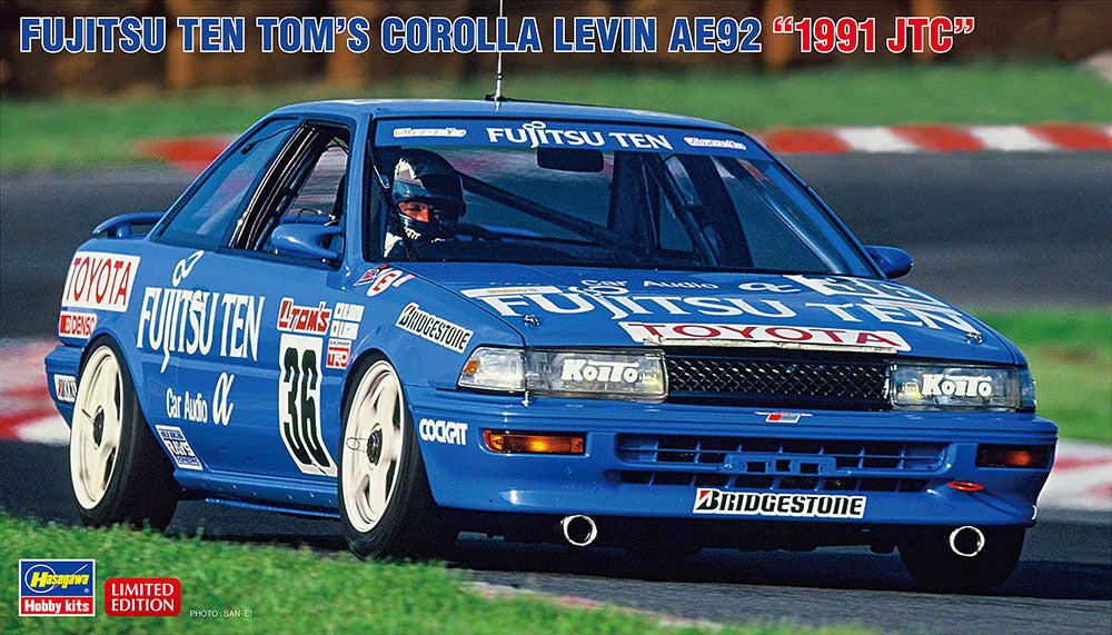 1/24 Fujitsu Ten Tom's Corolla Levin AE92 1991 JTC - Hobby Sense