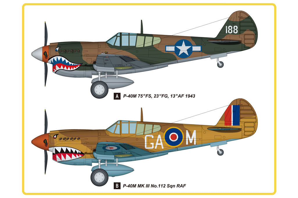 1/48 Curtiss P40M Kittyhawk Mk.III - Hobby Sense