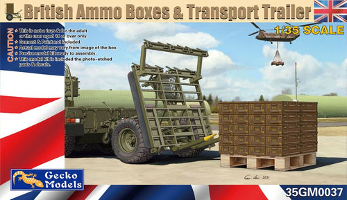 1/35 British Ammo Boxes & Trailer - Hobby Sense