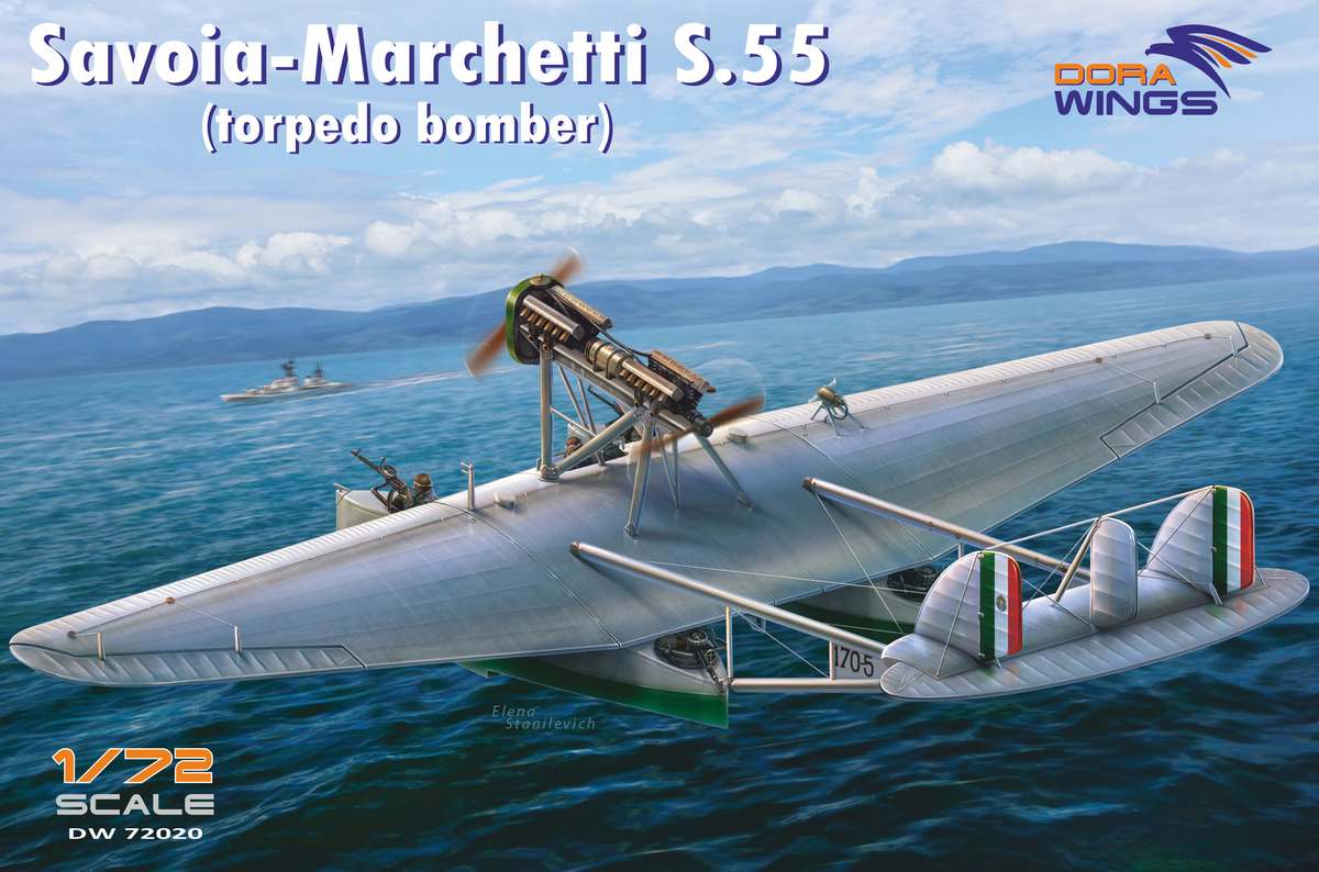 1/72 Savoia-Marchetti S.55 Torpedo Bomber - Hobby Sense