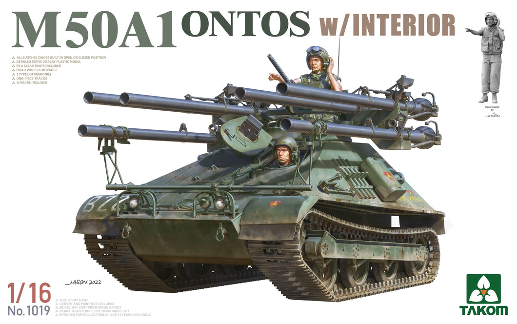 1/16 M50A1 Ontos with Interior - Hobby Sense
