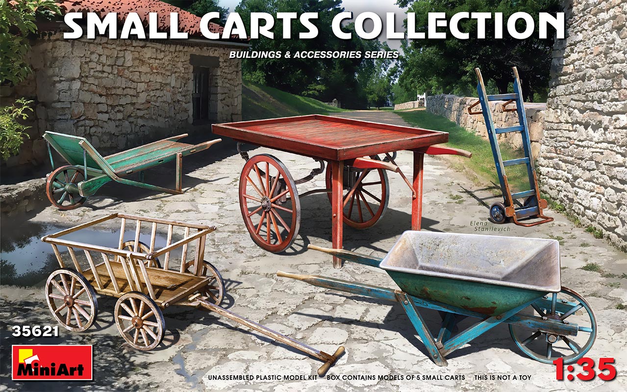 1/35 Small Carts Collection - Hobby Sense