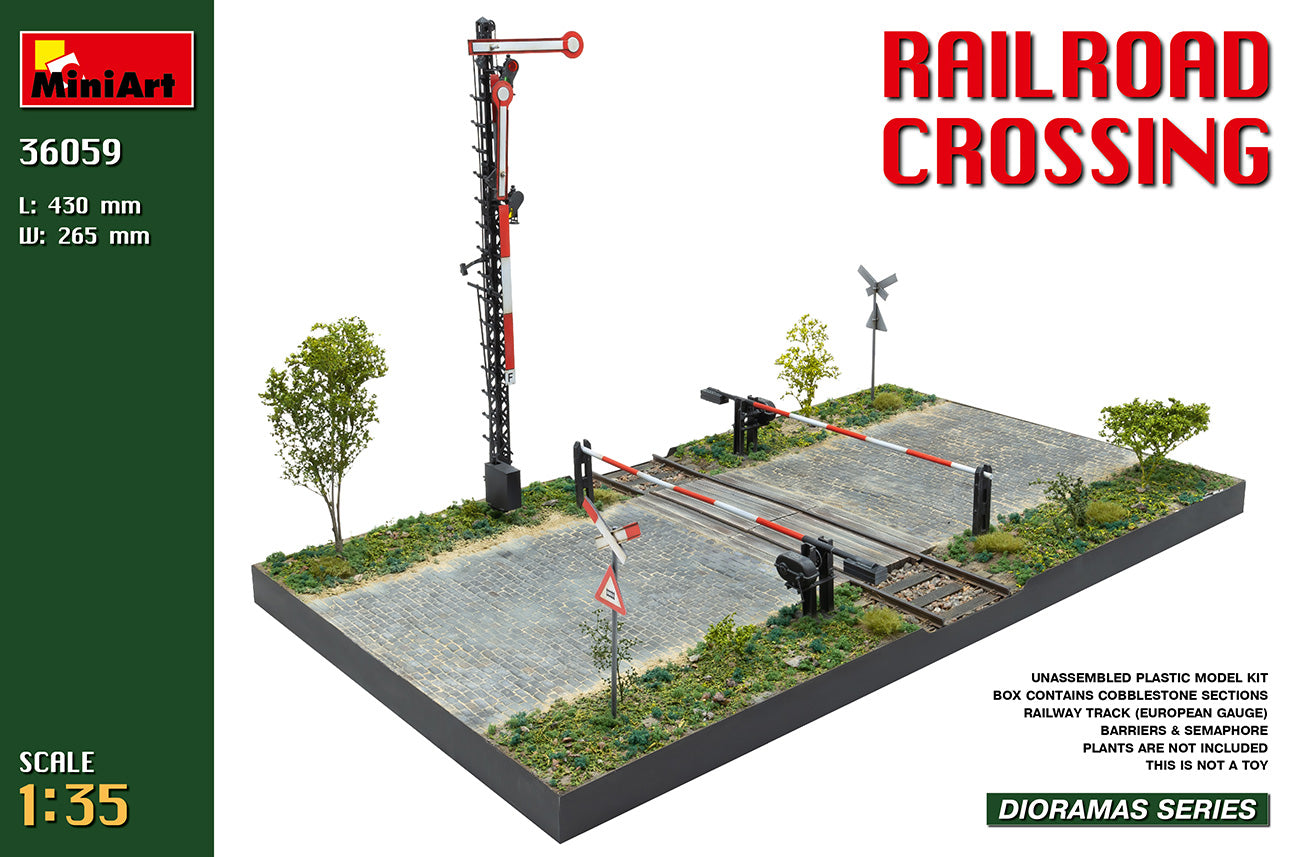 1/35 Railroad Crossing - Hobby Sense
