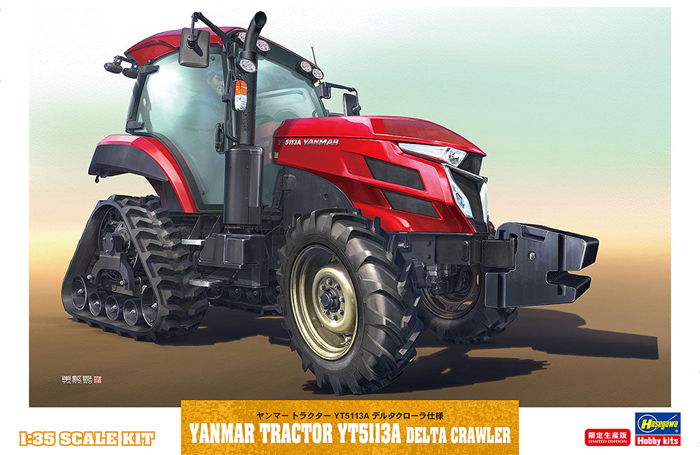 1/35 Yanmar Tractor YT5113A Delta Crawler - Hobby Sense