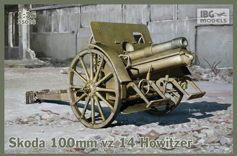 1/35 Skoda 100mm vz 14 Howitzer - Hobby Sense
