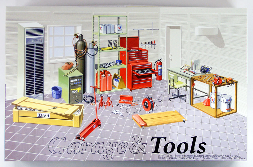 1/24 Garage & Tools Set 2 - Hobby Sense