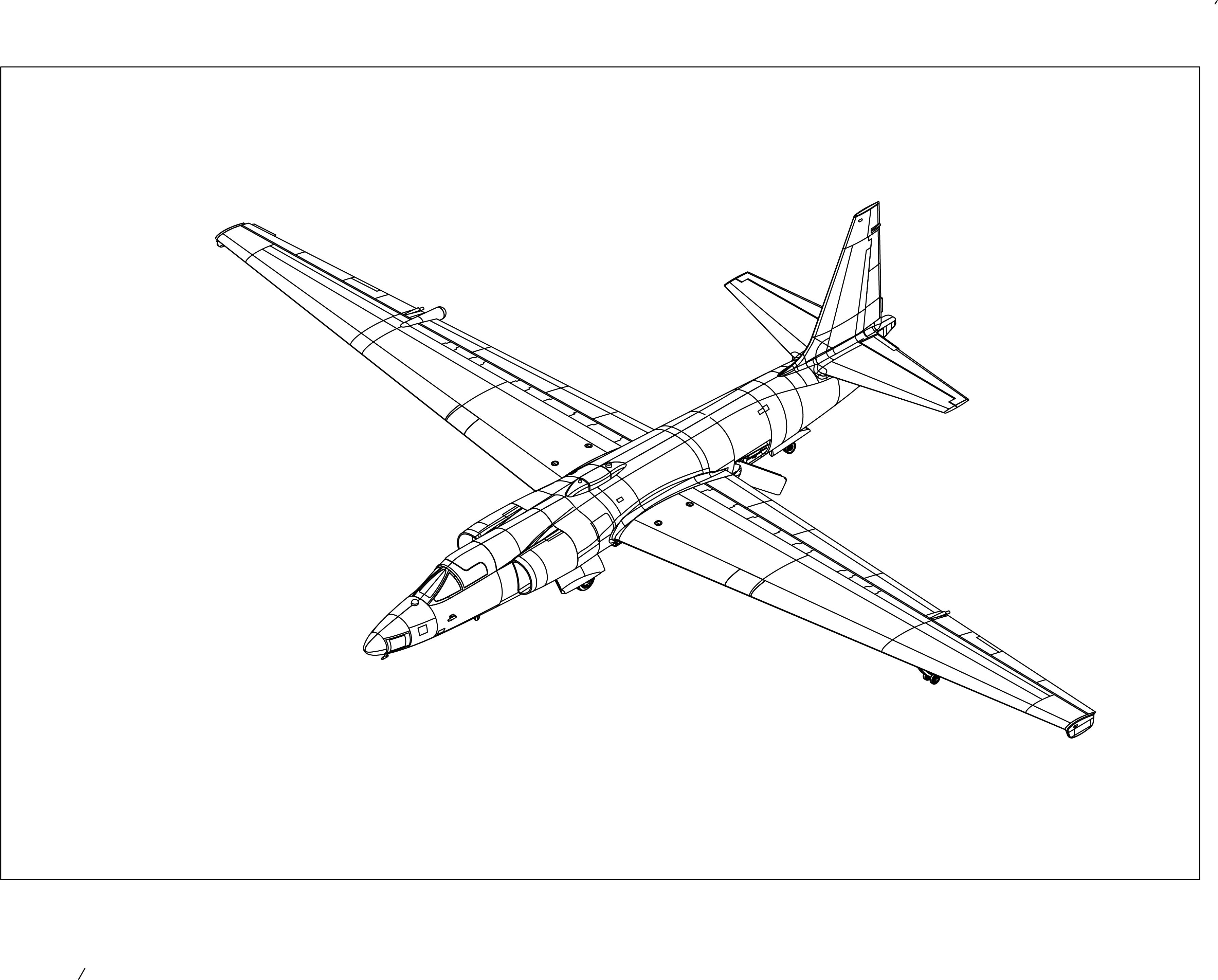 1/72 U2A Dragon Lady - Hobby Sense