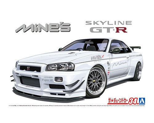 1/24 Nissan Mine's BNR34 Skyline GT-R '02 - Hobby Sense