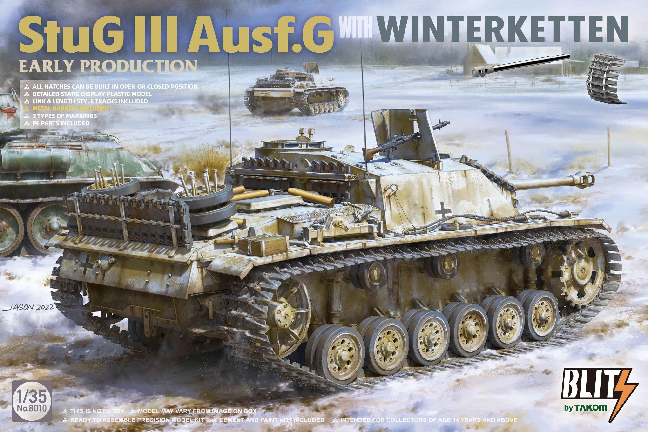 1/35 Stug III Ausf.G Early Production With Winterketten - Hobby Sense