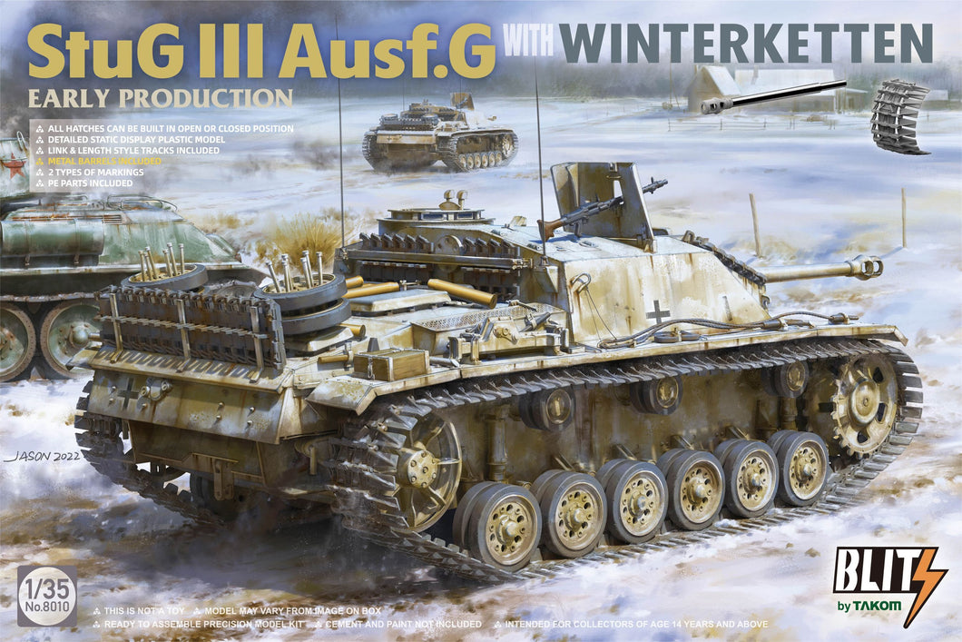 1/35 Stug III Ausf.G Early Production With Winterketten - Hobby Sense