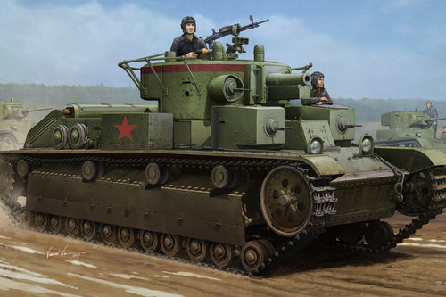 1/35 Soviet T28 Medium Tank (Welded) - Hobby Sense