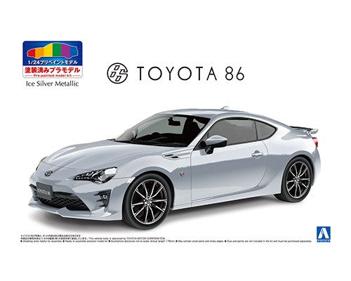 1/24 Toyota ZN6 86 '16 Prepainted (Ice Silver Metallic) - Hobby Sense