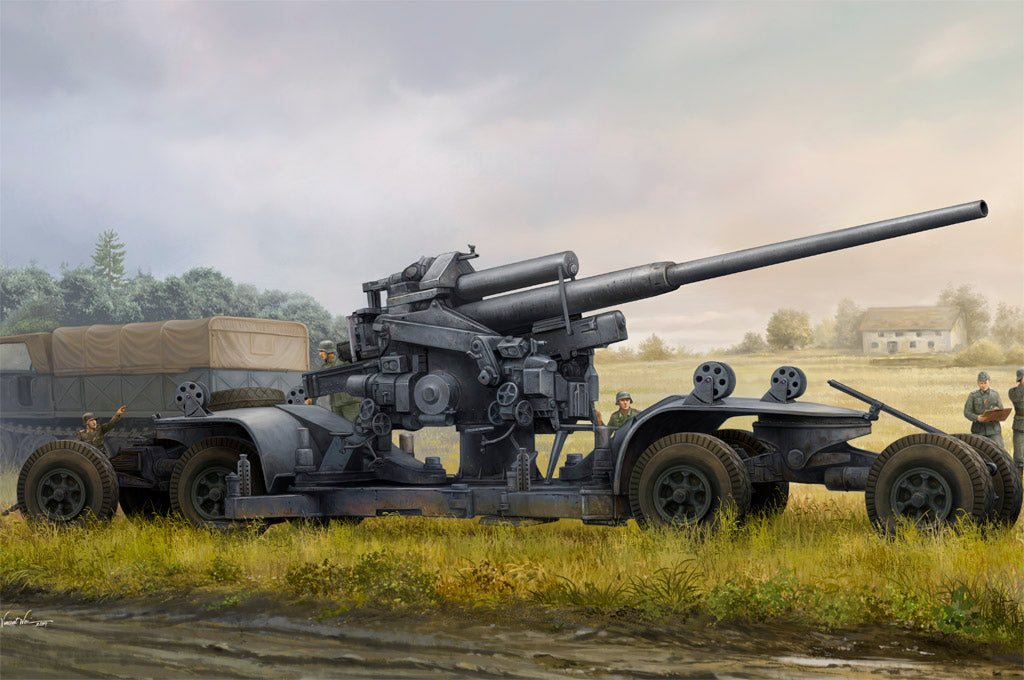 1/35 German 12.8cm FLAK 40 - Hobby Sense