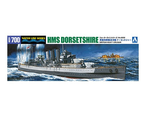 1/700 HMS Dorsetshire British Heavy Cruiser - Hobby Sense