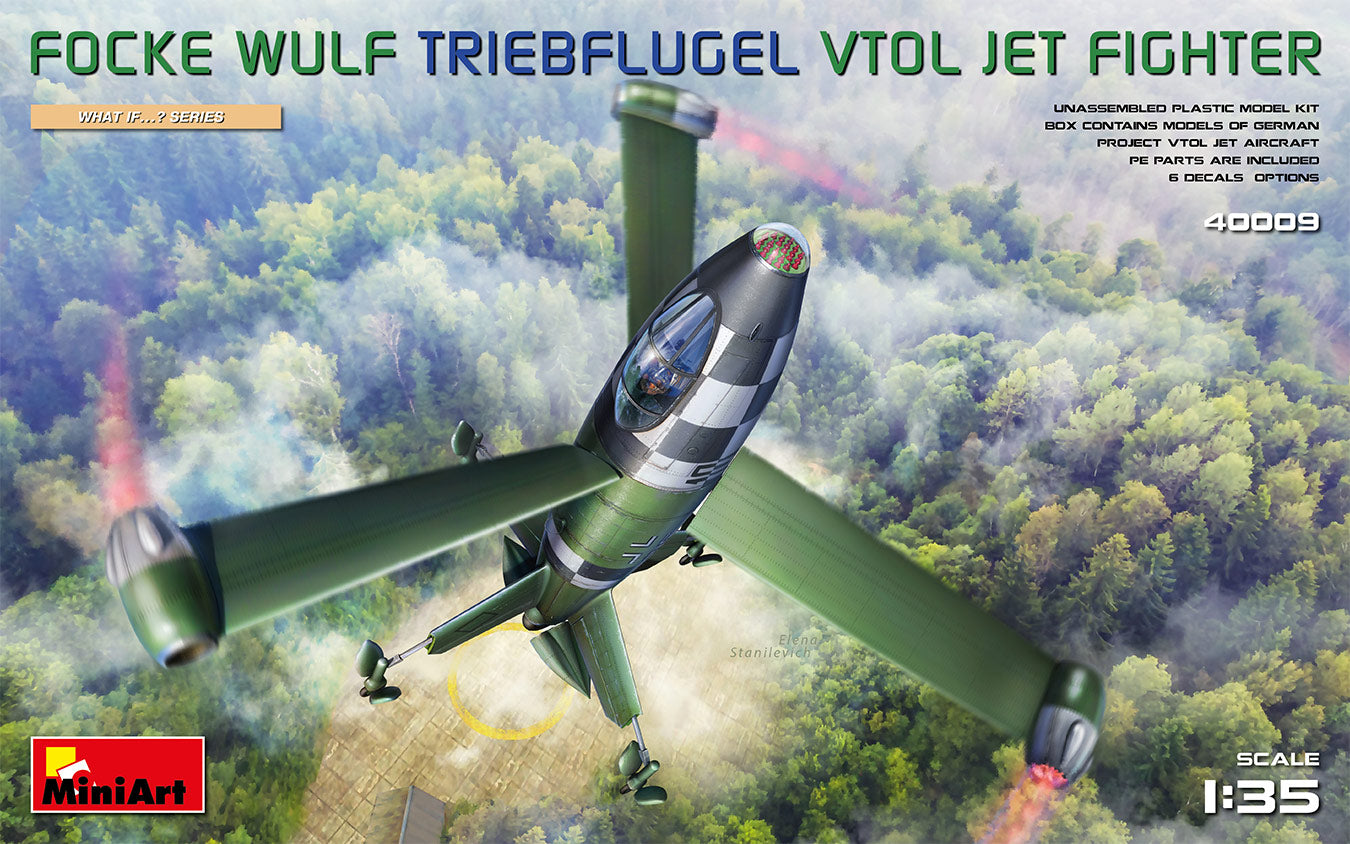 1/35 Focke Wulf Triebflugel (VTOL) Jet Fighter - Hobby Sense