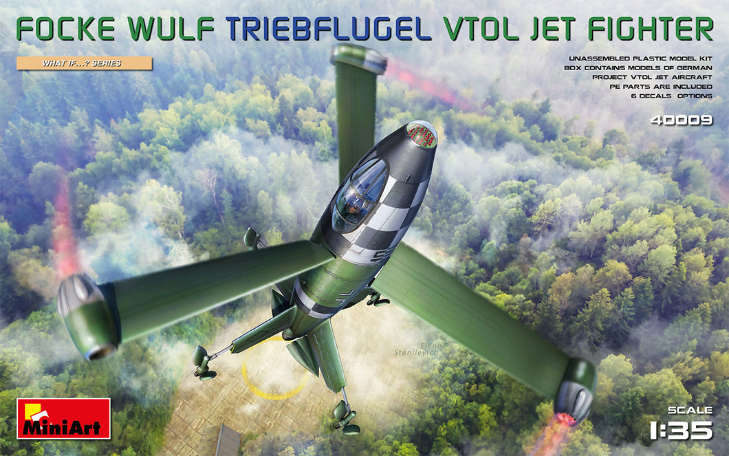 1/35 Focke Wulf Triebflugel (VTOL) Jet Fighter - Hobby Sense