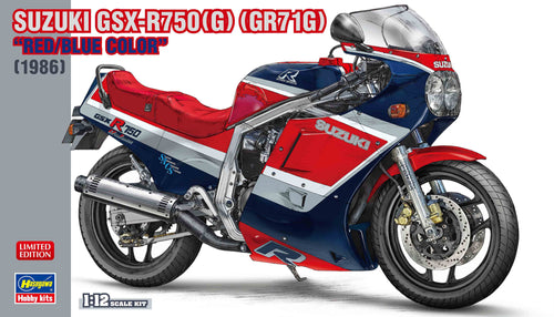 1/12 Suzuki GSX-R750(G) (GR71G) Red/Blue Color - Hobby Sense