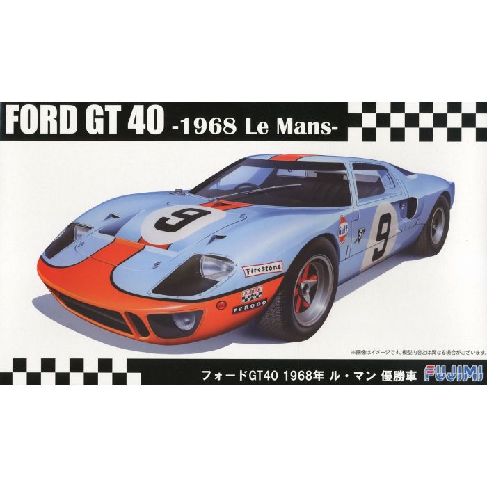 1/24 Ford GT40 `68 LeMans Winner - Hobby Sense