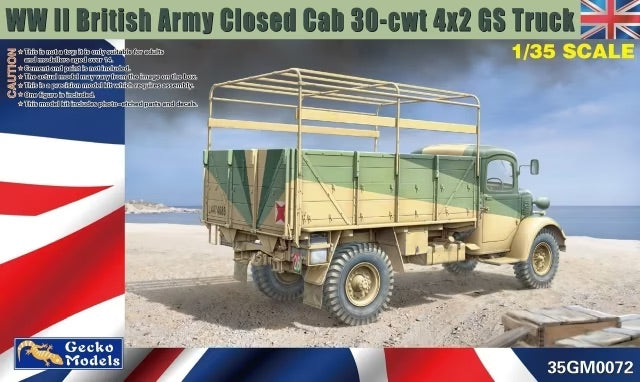 1/35 WWII British Army Closed Cab 30-cwt 4x2 GS Truck - Hobby Sense