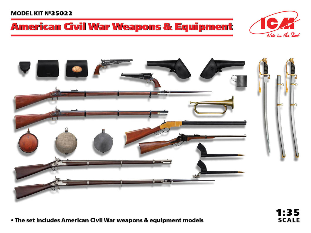 1/35 US Civil War Weapons & Equipment - Hobby Sense