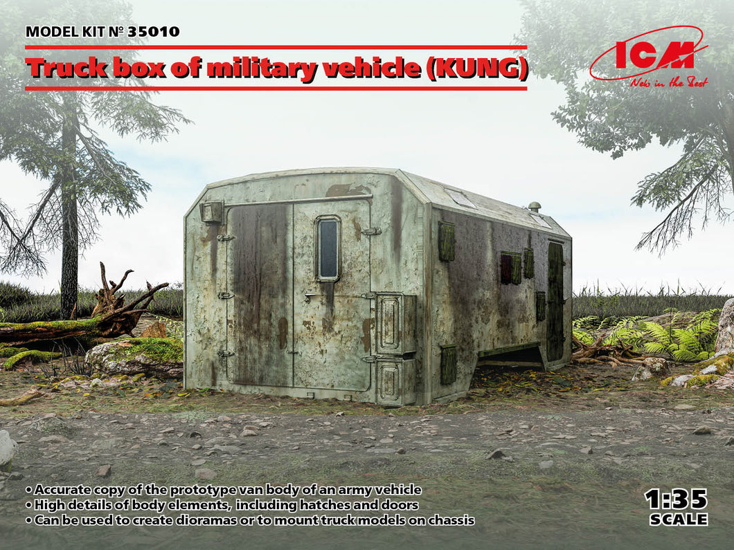 1/35 Truck Box of Military Vehicle (KUNG) - Hobby Sense